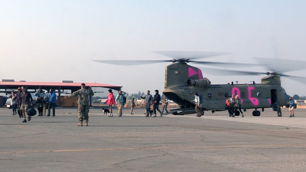 Creek Fire reaches Mammoth Pool Reservoir; military helicopters rescue over  150 people - Wildfire Today