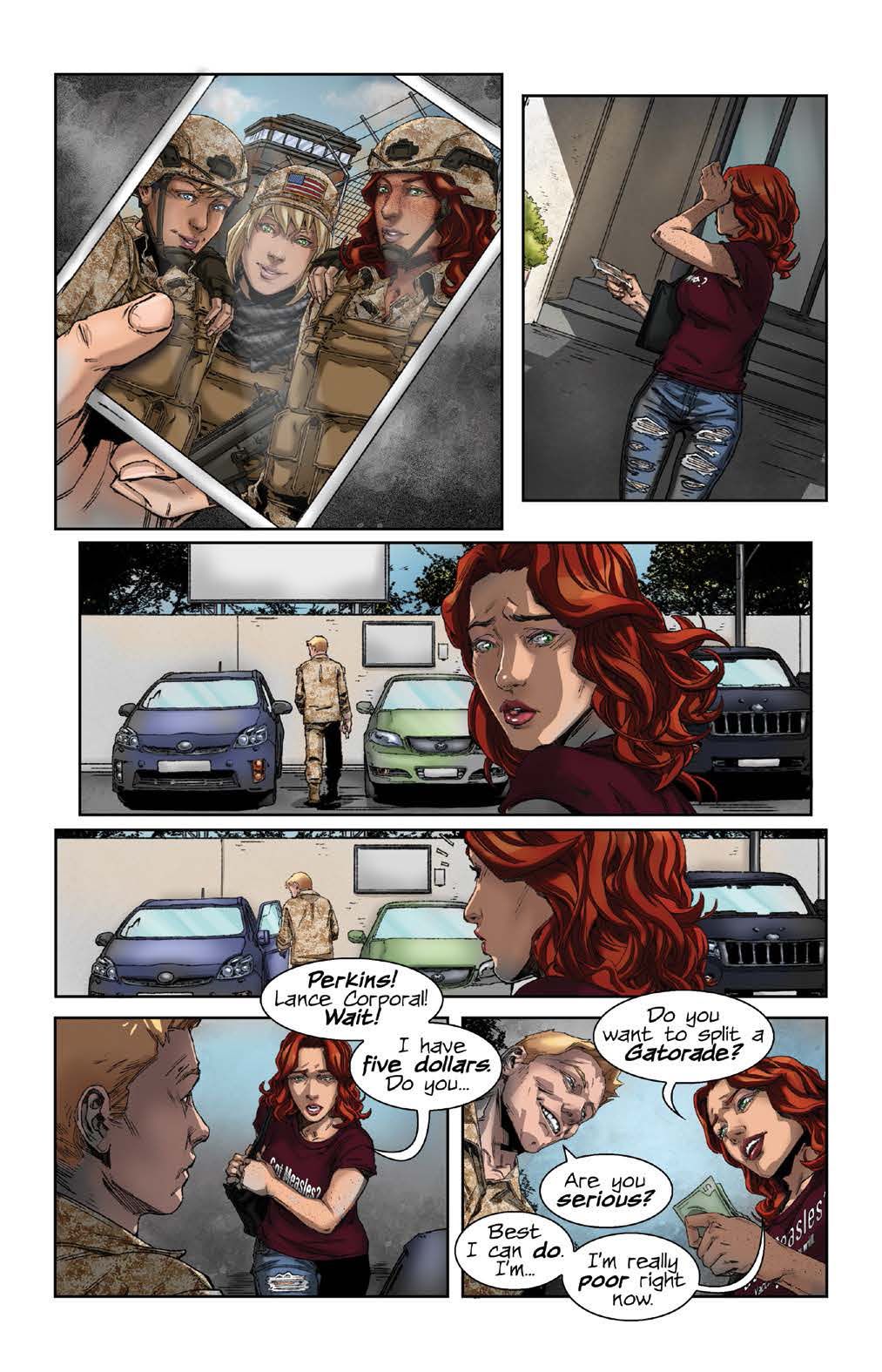 Page from comic book