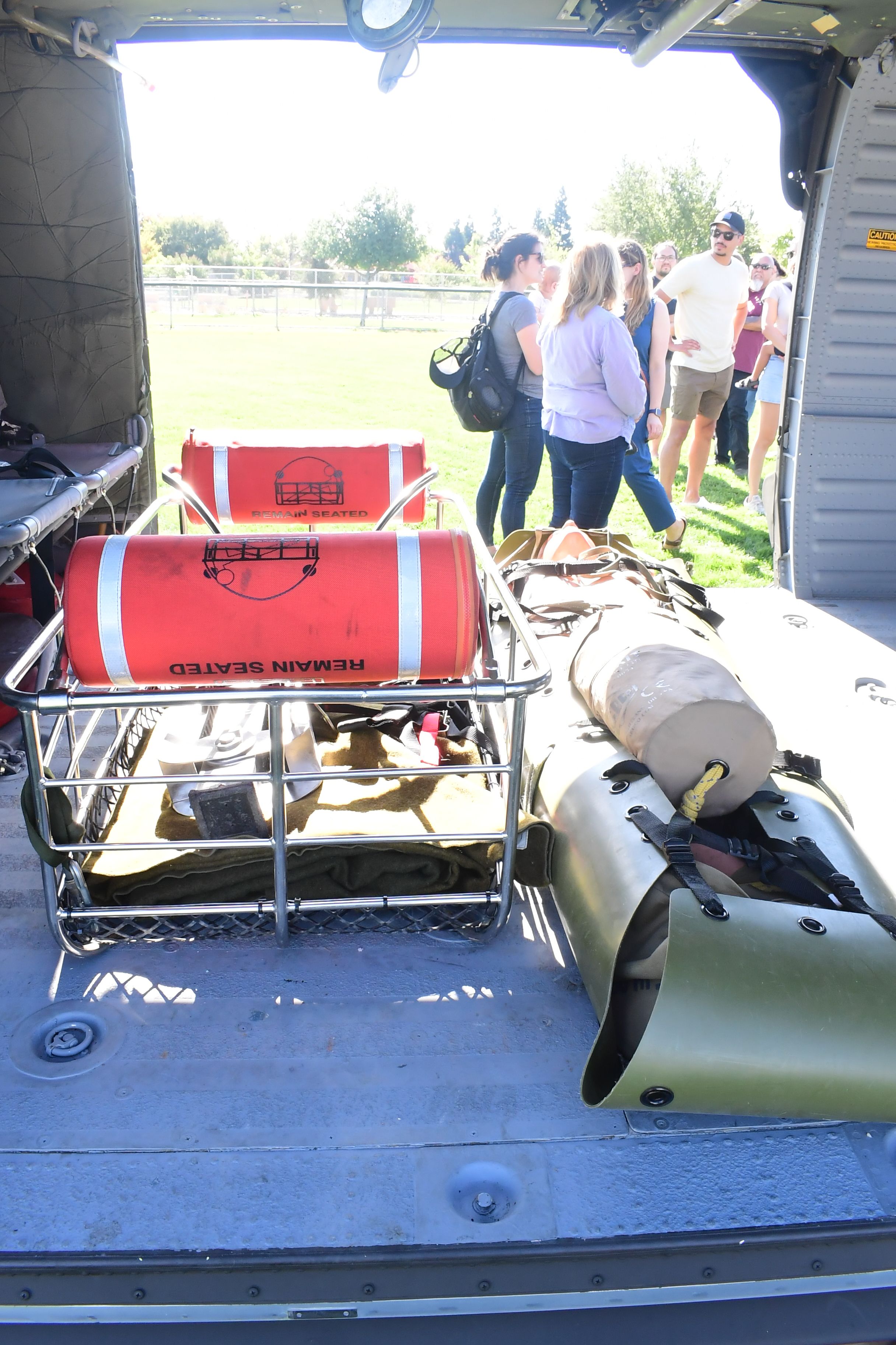 Image of staged rescue equipment