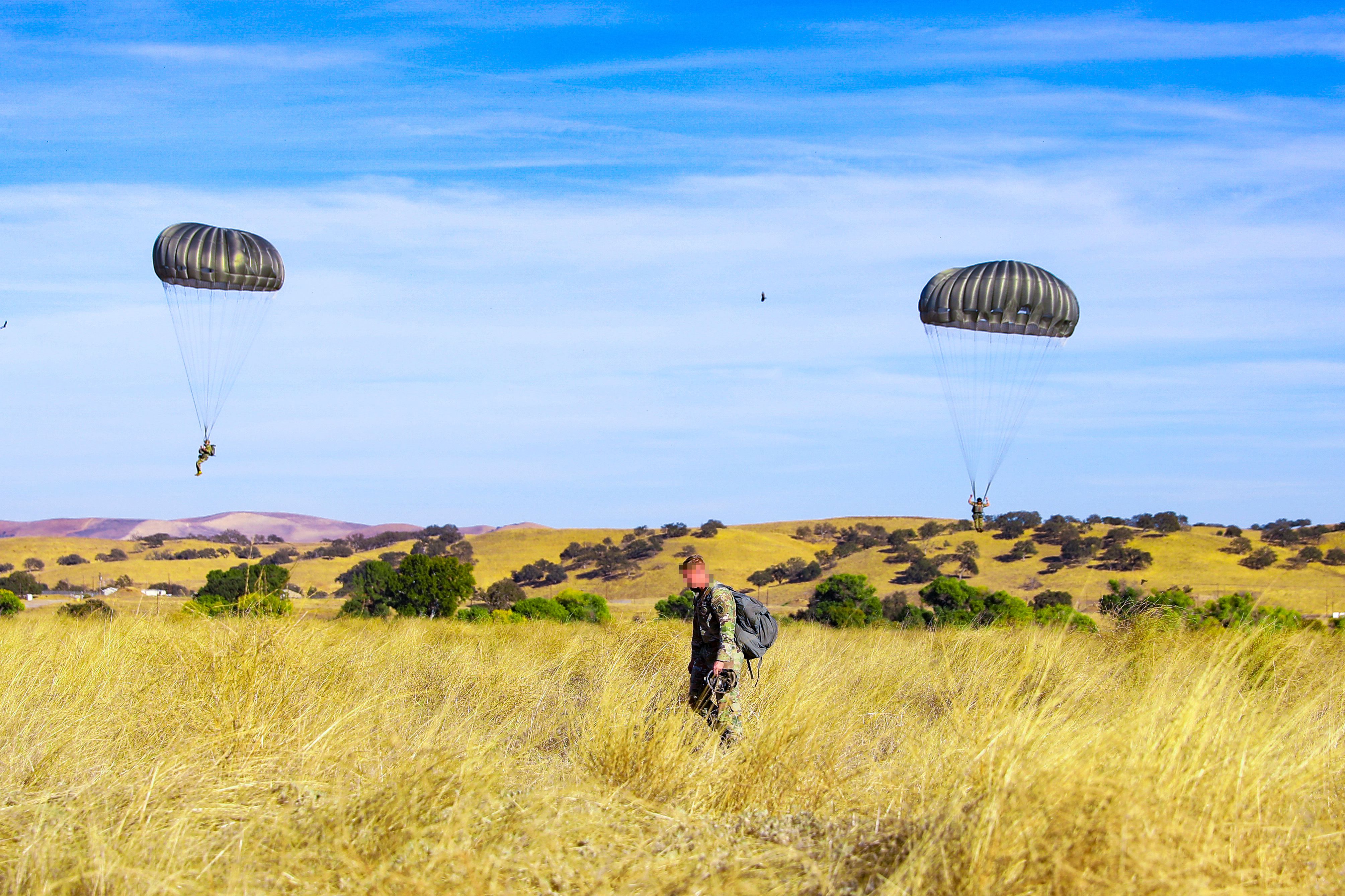 Special Forces Soldiers conduct Airborne jumps