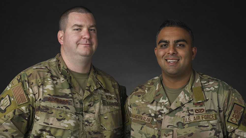 Two men in uniform