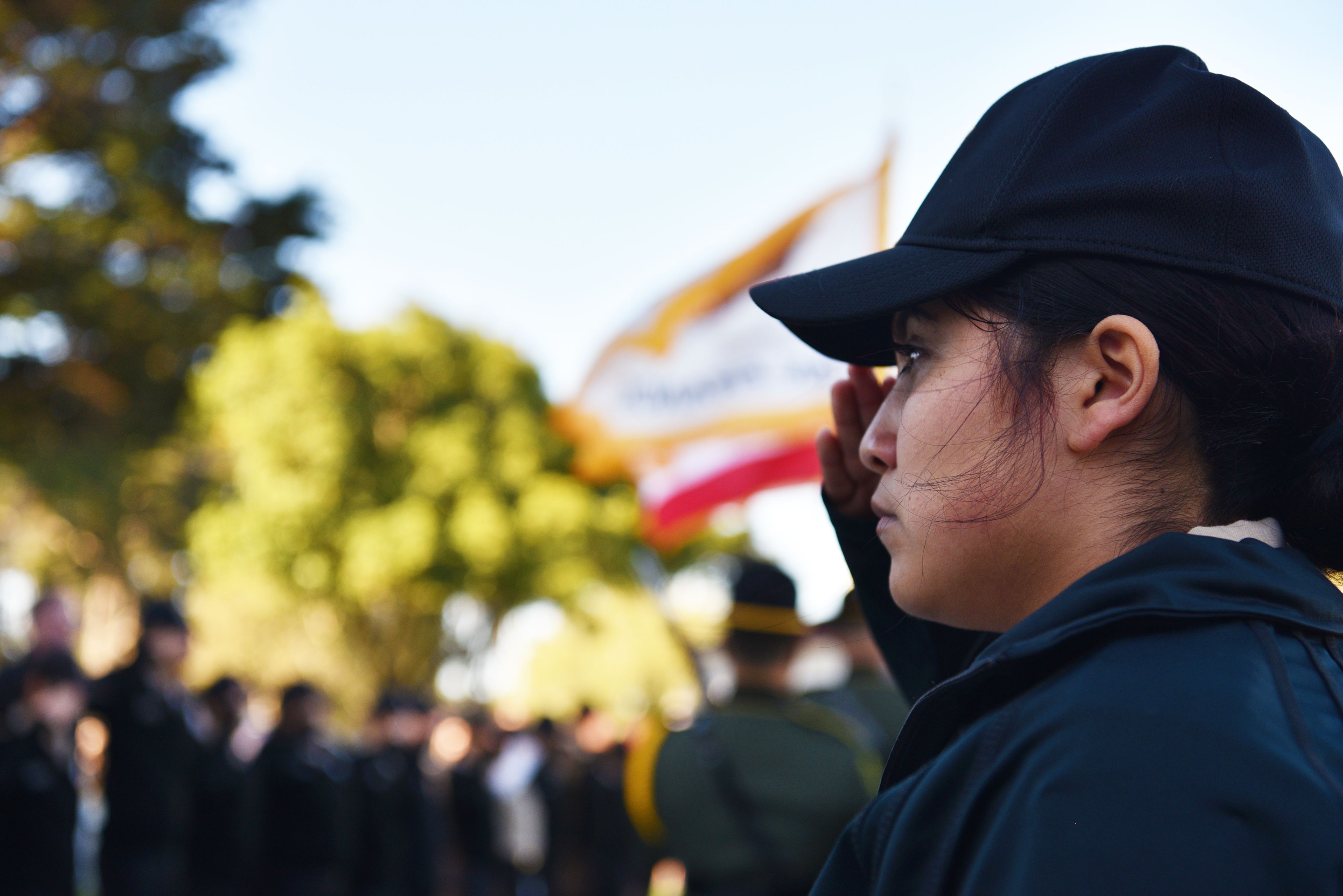Five soldiers with sniper rifles on a mountain