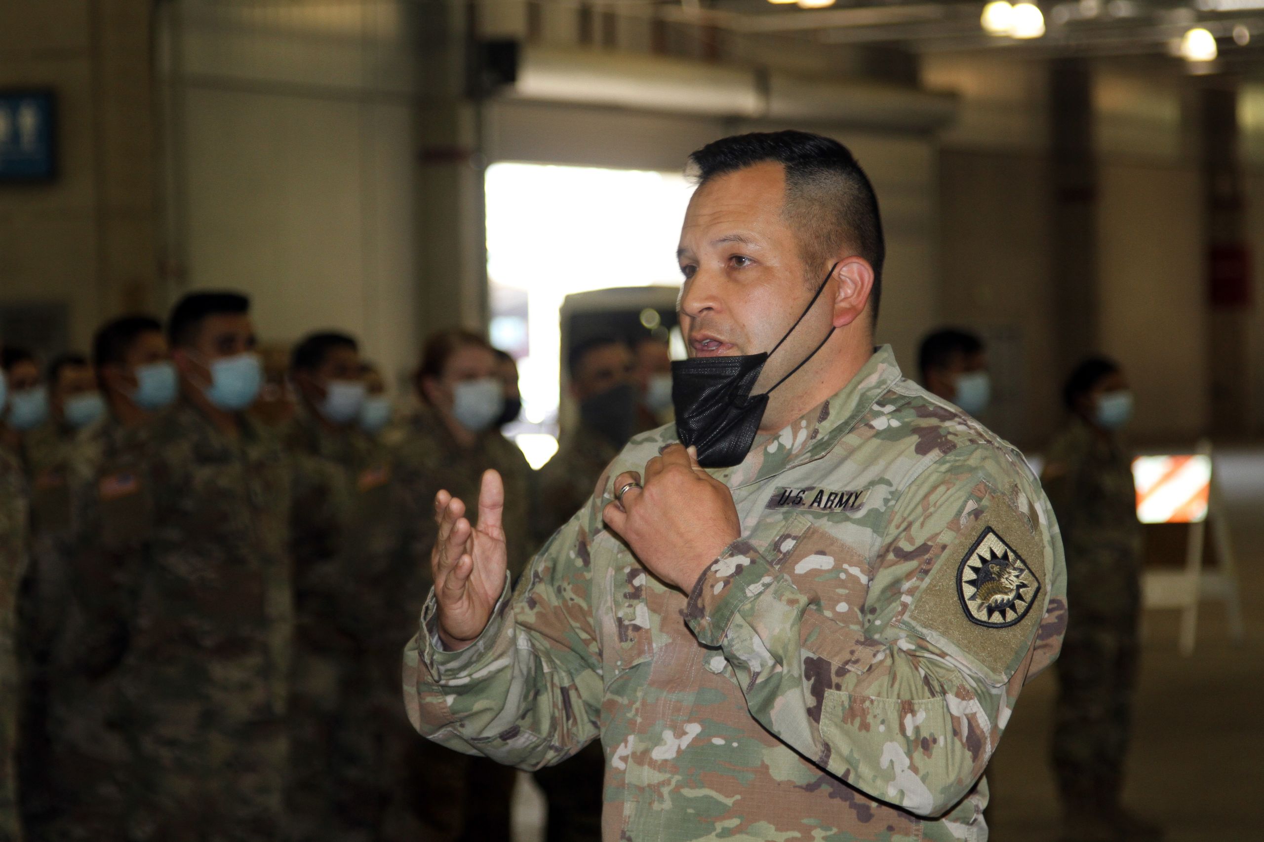 Photo of California National Guard task force leader.