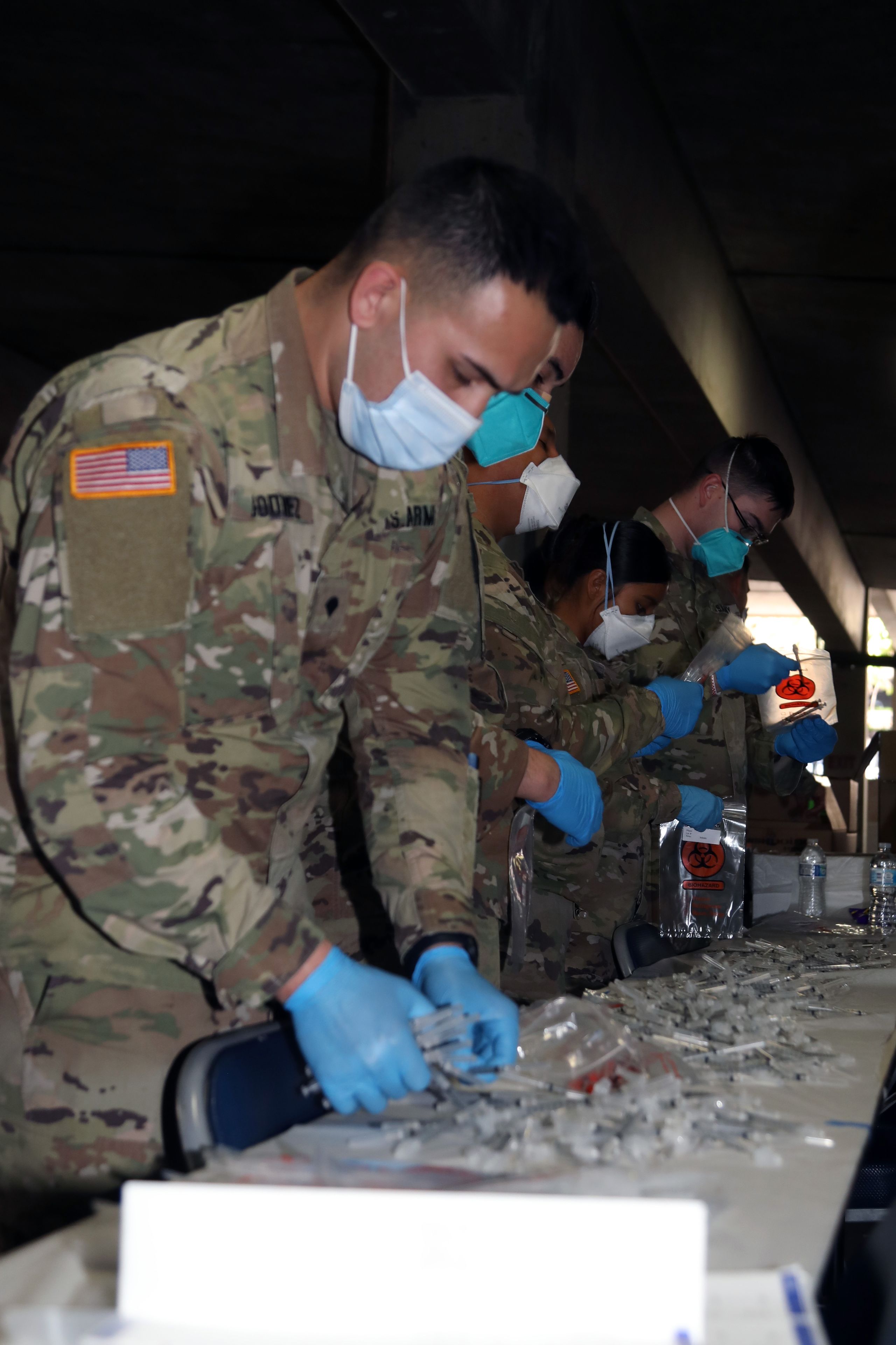 Picure of California National Guard medics