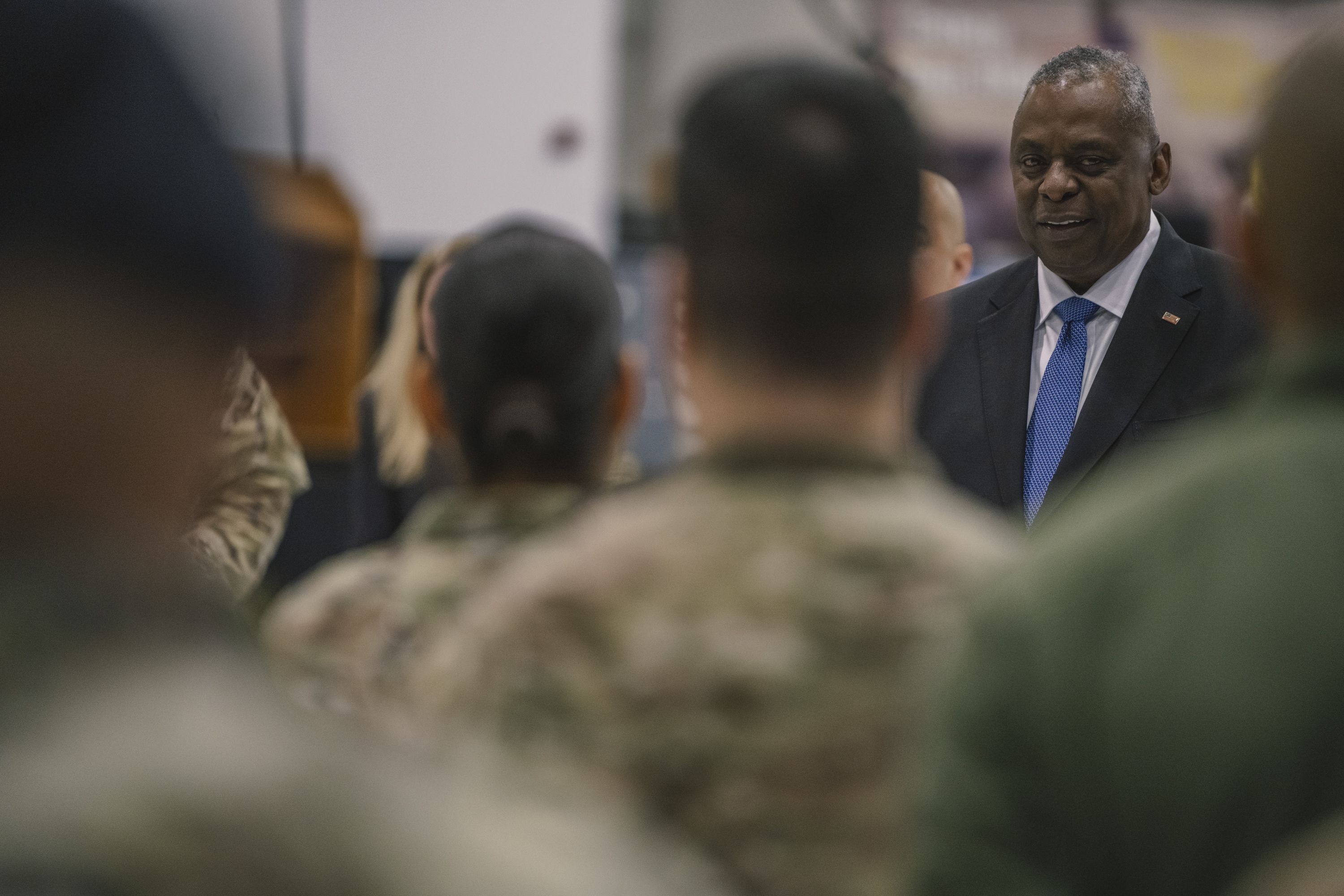 Secretary of Defense visits Airmen at 129th Rescue Wing
