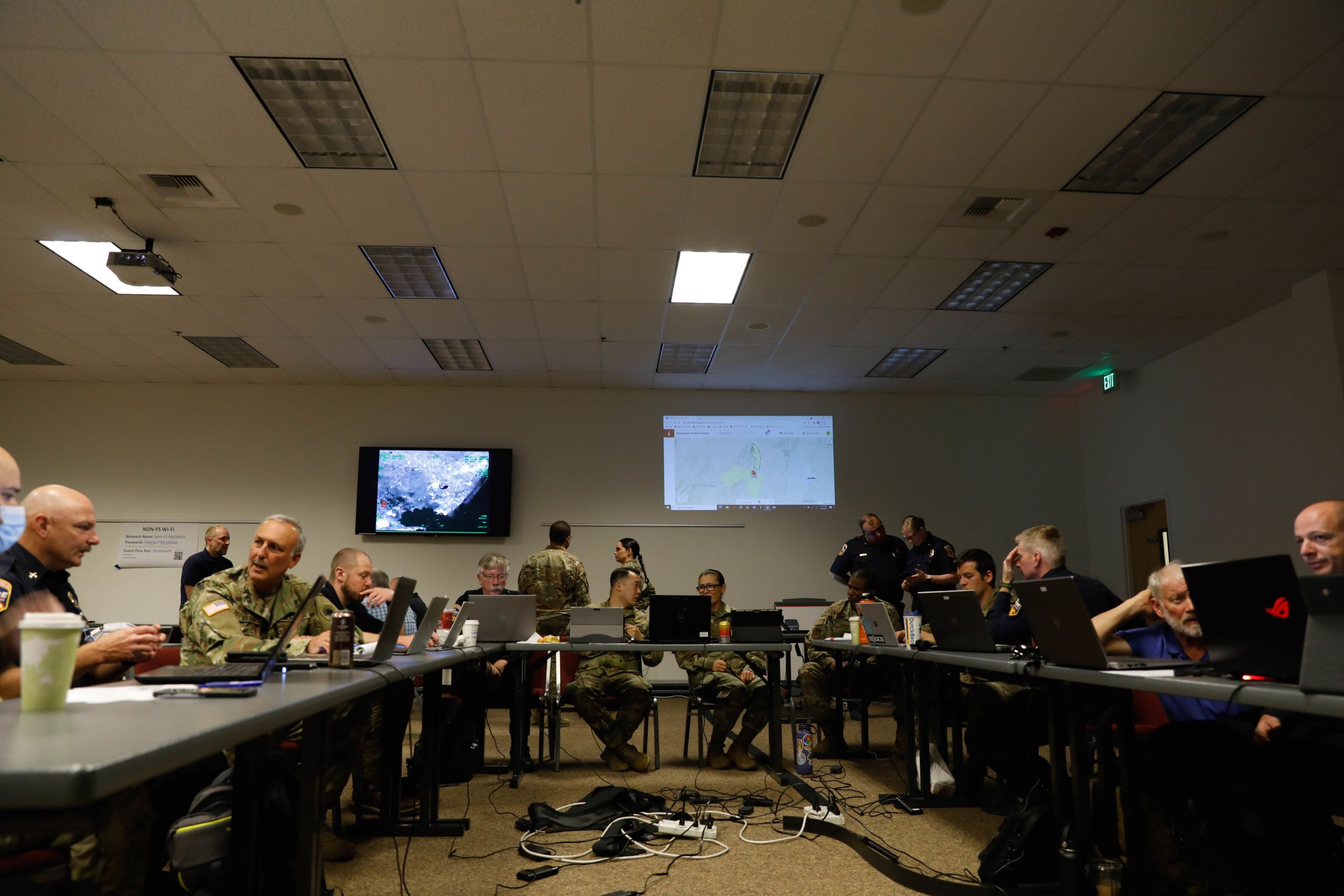 Soldiers and Airmen with the California National Guard CAL FIRE, NASA and other partner agencies monitor a controlled burn at Camp Pendleton, California, June 9, 2021.
