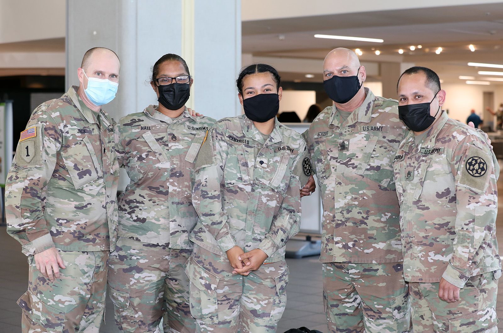 Photo of California Guardsmen.