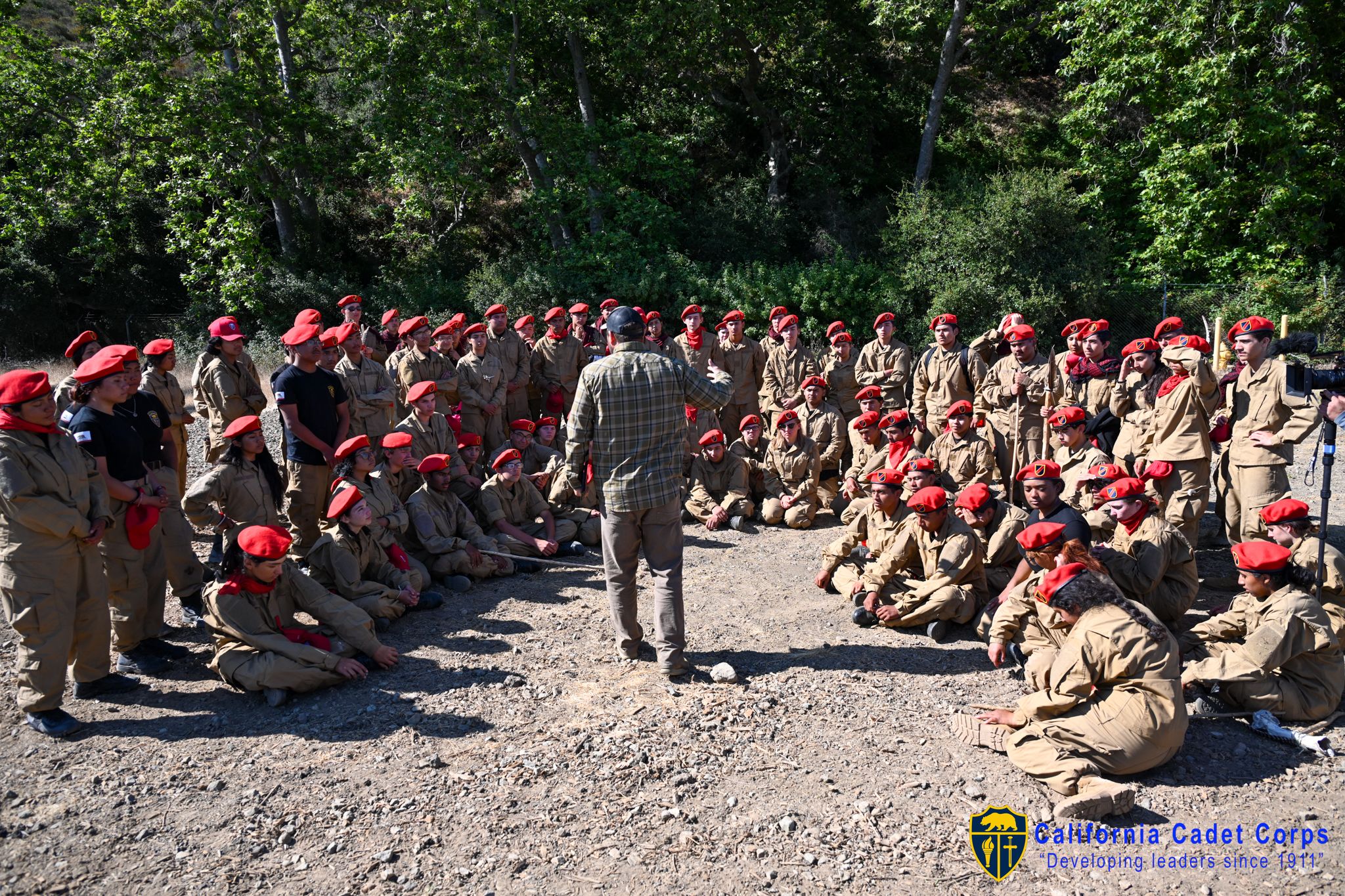 Cadets receive graduation speech