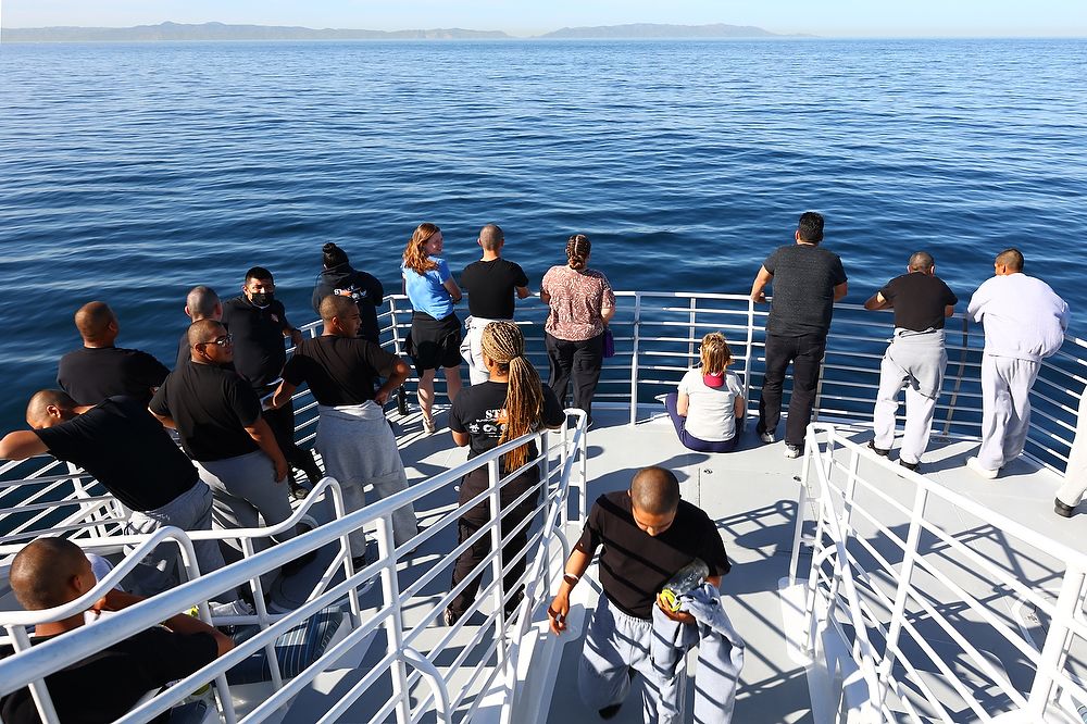 People on a boat.